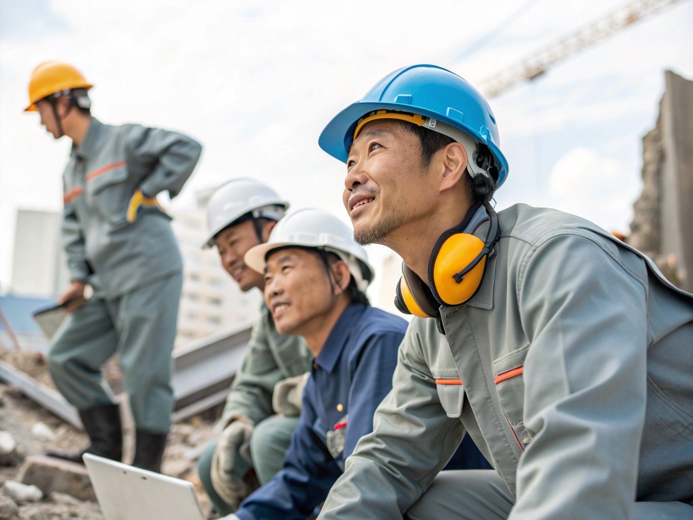 作業風景の写真